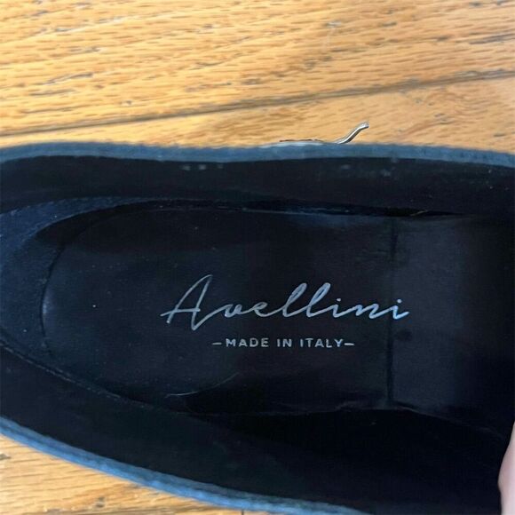 Avellini Women's Black Leather Ankle Boots Size 6 Hand Crafted, Elegant buckle - Picture 6 of 8